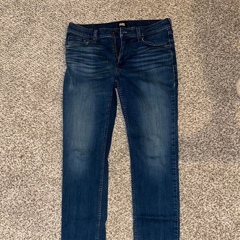 PAIGE Light Blue Denim Jeans